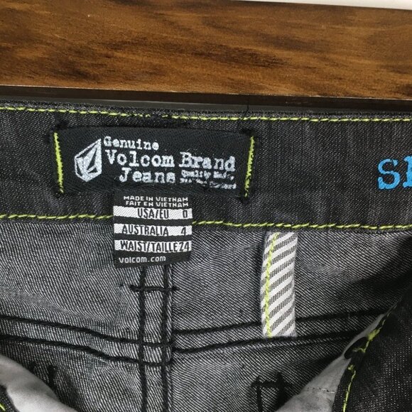 Genuine Volcom brand  Sadie Skinny Jeans Size 0 - Picture 3 of 12